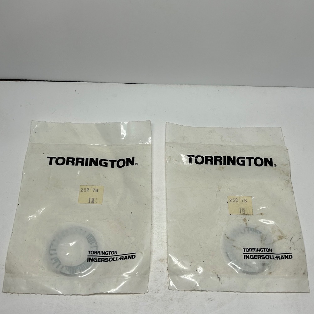 Torrington Ingersoll-Rand 252 76 Needle Roller Thrust Bearing Set of 2